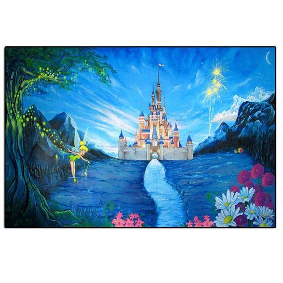 UK Xmas Snow Scene Full Drill 5D Diamond Painting Embroidery Cross Stitch QP