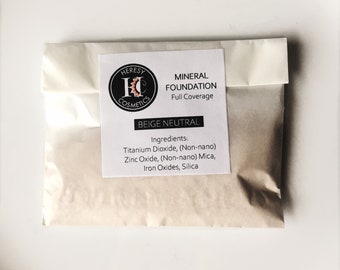 Foundation Refill - Natural Mineral Makeup, Zero Waste, Eco Friendly, Plastic Free