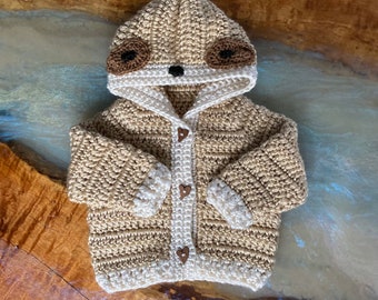 Sloth Sweater, Baby Sweater Set, Sloth Hoodie, Baby Shower Gift, Unisex Baby Outfit, Baby Converse Shoe, Baby Jacket, Personalized Baby Gift