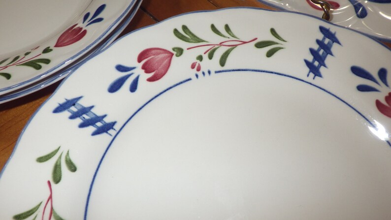 Avondale by NIKKO Salad Plates Oval Serving Platter 5 pieces EUC