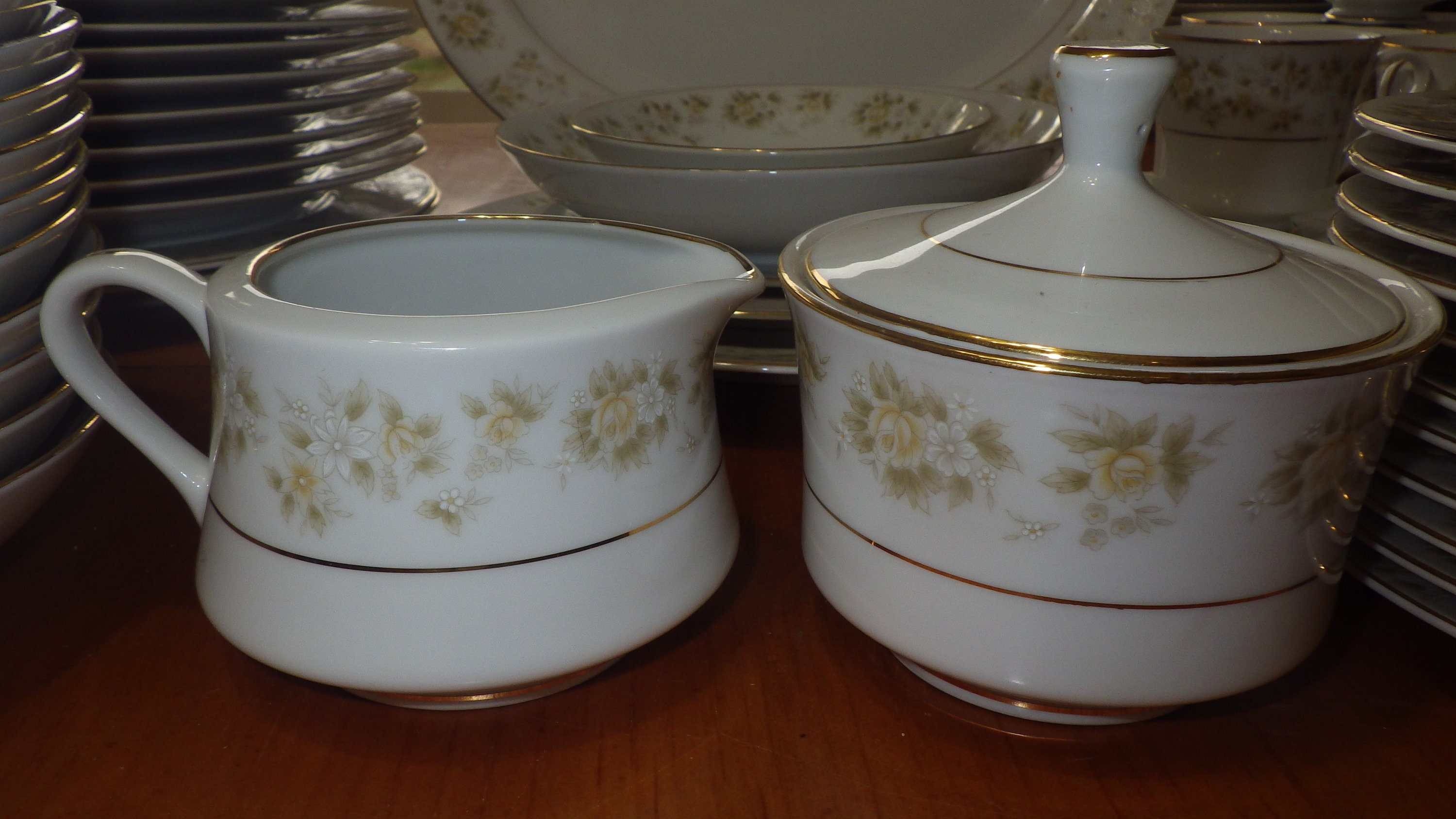 Fine China Dinnerware by Royal Wentworth in the Caroline Pattern 8702