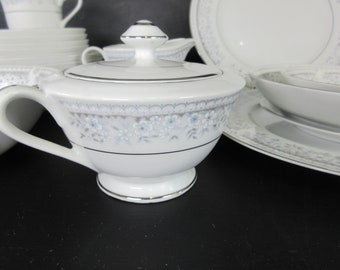 Vintage China Dinnerware Set Arcadia Fine China of Japan S/6 #5110