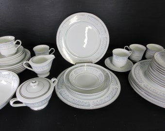 Vintage China Dinnerware Set Arcadia Fine China of Japan S/6