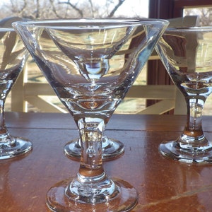 Klarglas Liköre Aperitif Gläser kleine Martini Form Stiele 4 4 oz