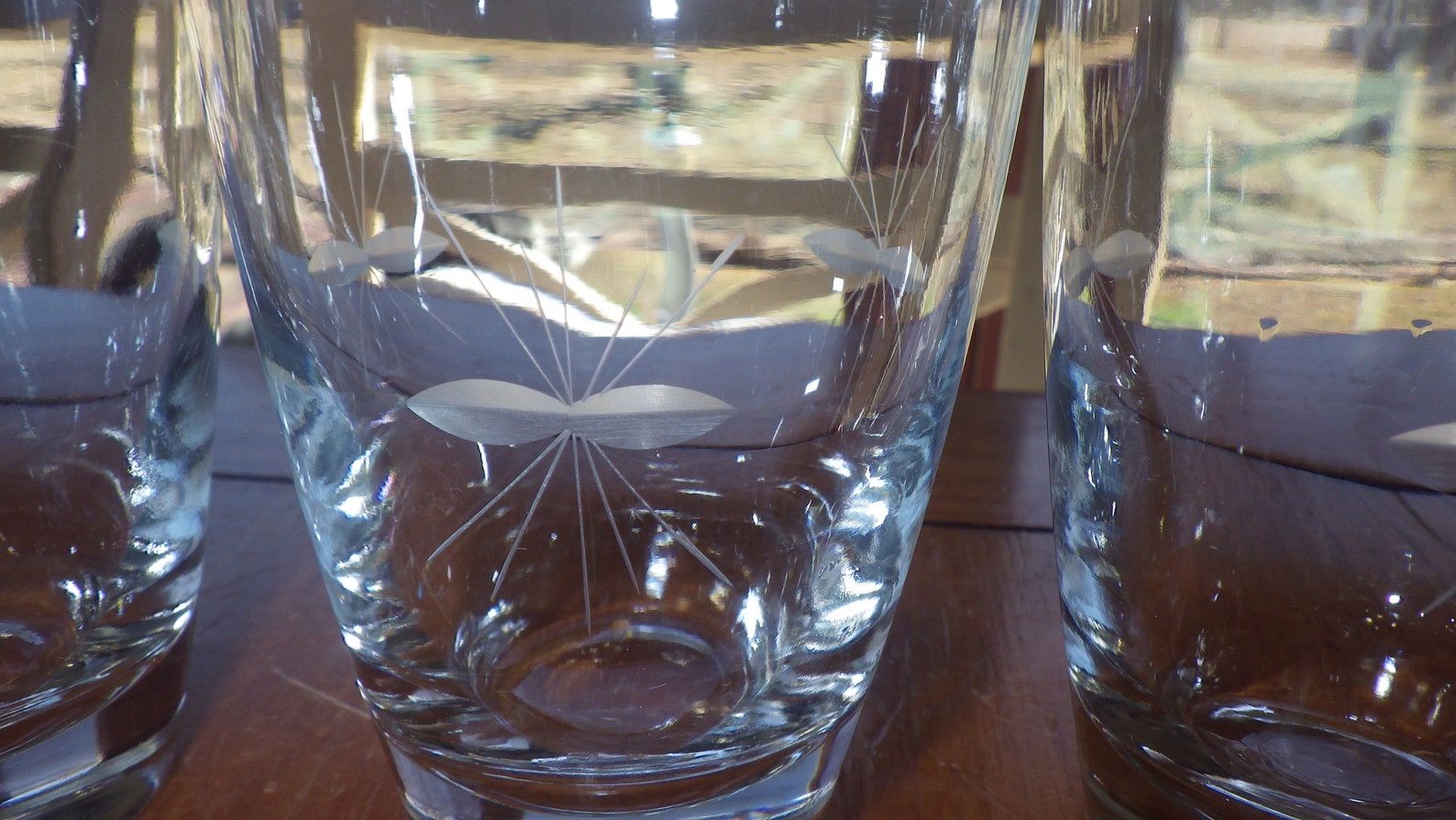 Heavy Cut Crystal Highball Glasses Tumblers Weighted Bottom Heavy 4 12oz Glasses Etsy UK