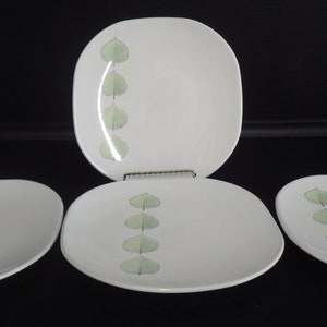 PFALTZGRAFF Aspen Square Salad Plates 9&quot; x 9&quot; made in USA Excellent condition