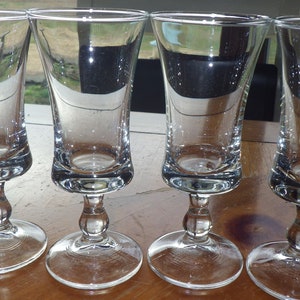 Cordial glasses Tall ball stem aperitifs 4 3 ounce elegant cordial glasses