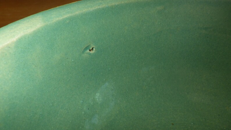 Roseville RRP Co Ohio 8 Brown Drip Green Bowl EXCELLENT Condition