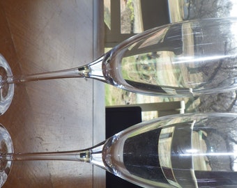 Helder kristal champagne fluiten glazen bekers hoog elegant roosterglas 2 9oz