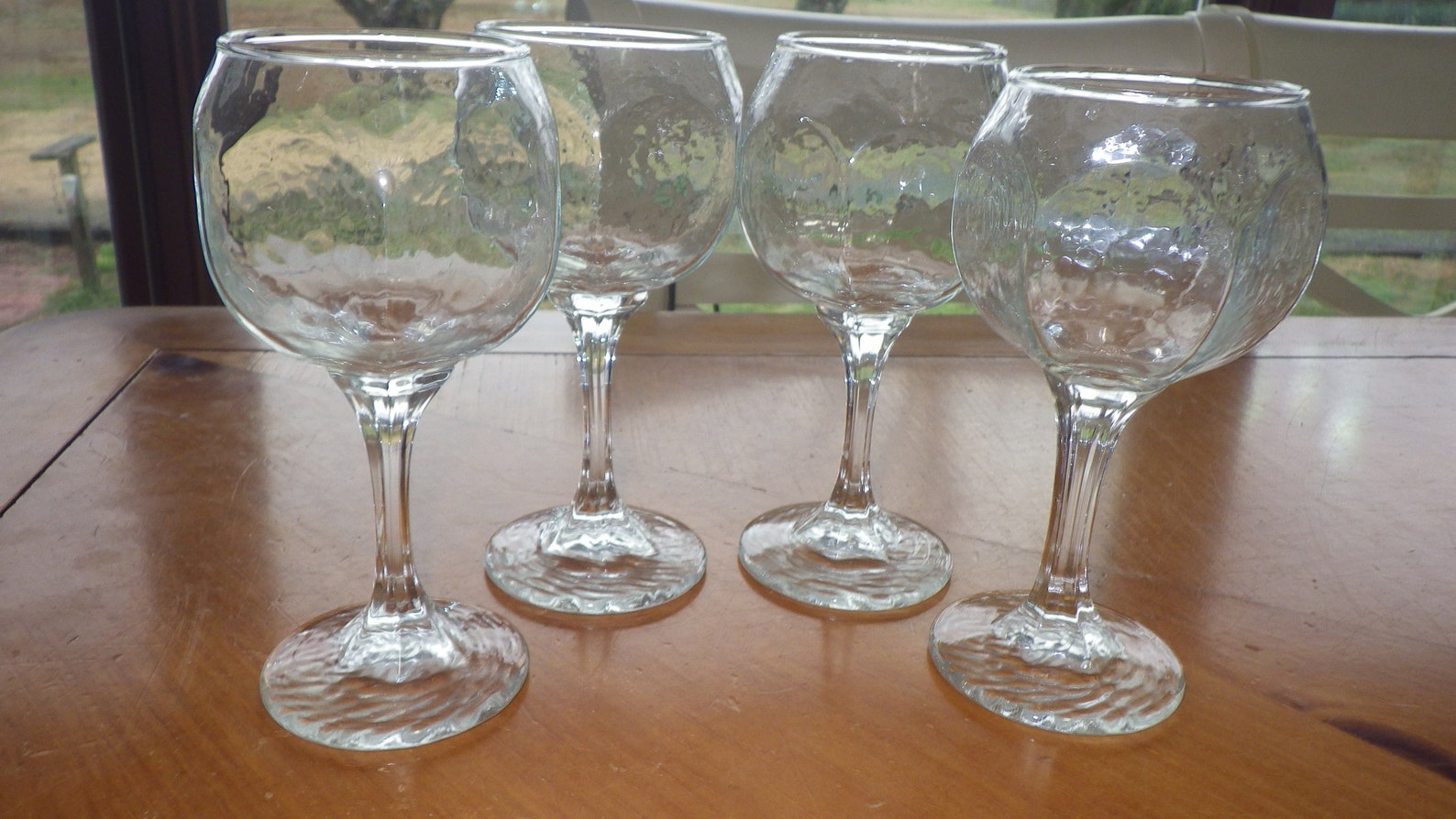 libbey chivalry wine glasses
