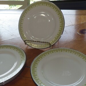 Franciscan Pottery Gabrielle Bread Plates 1969 in the RARE Gabrielle Pattern 6 6 inch plates Bread/Dessert plates