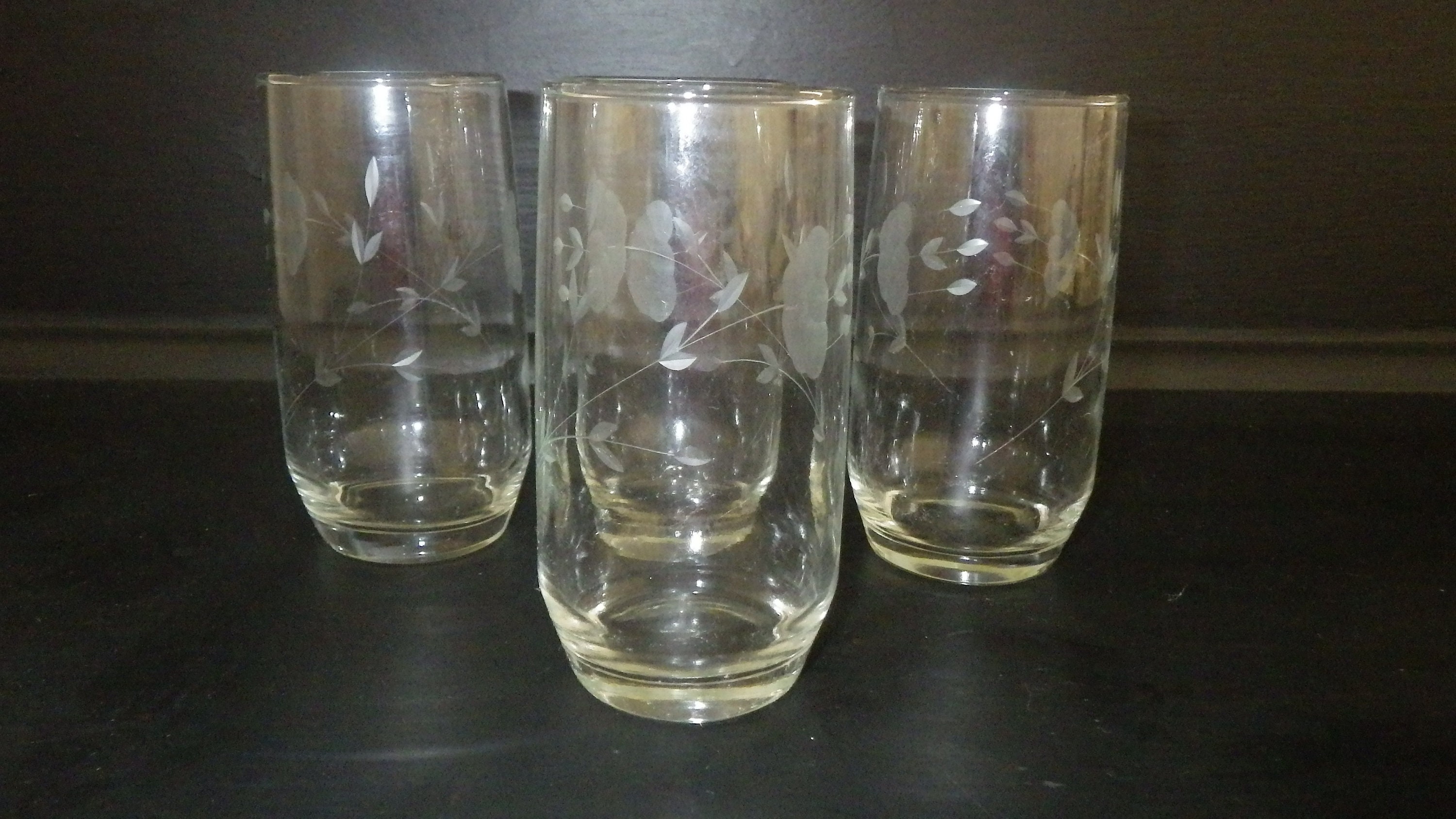 Princess House Highball Clear Glass Glassware Set of 8