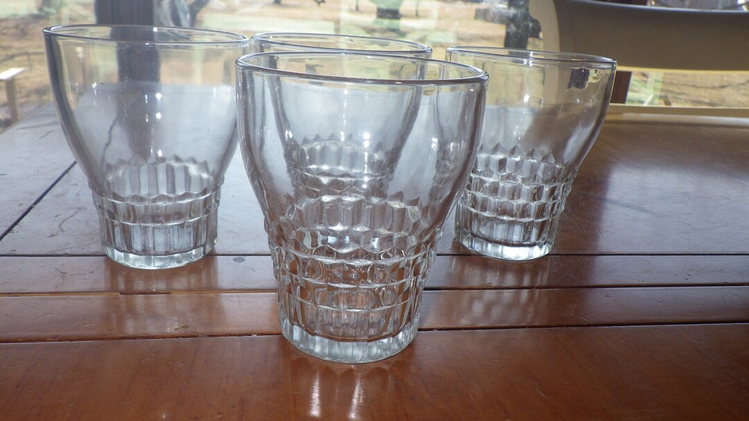 Tumblers Glasses Windsor Clear by ANCHOR HOCKING Stackable 4 9 Oz ...