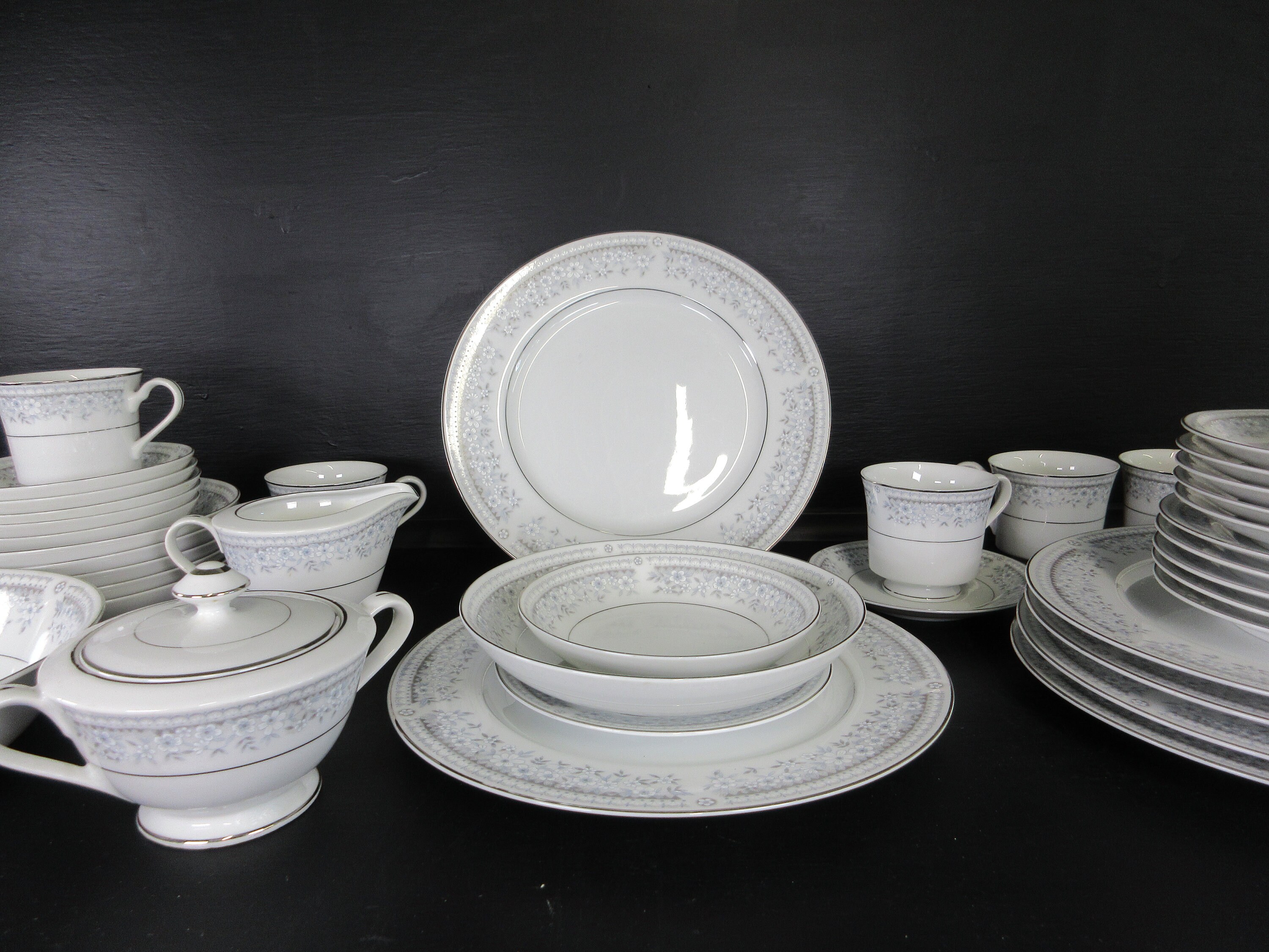 Vintage China Dinnerware Set Arcadia Fine China of Japan S/6 #5110
