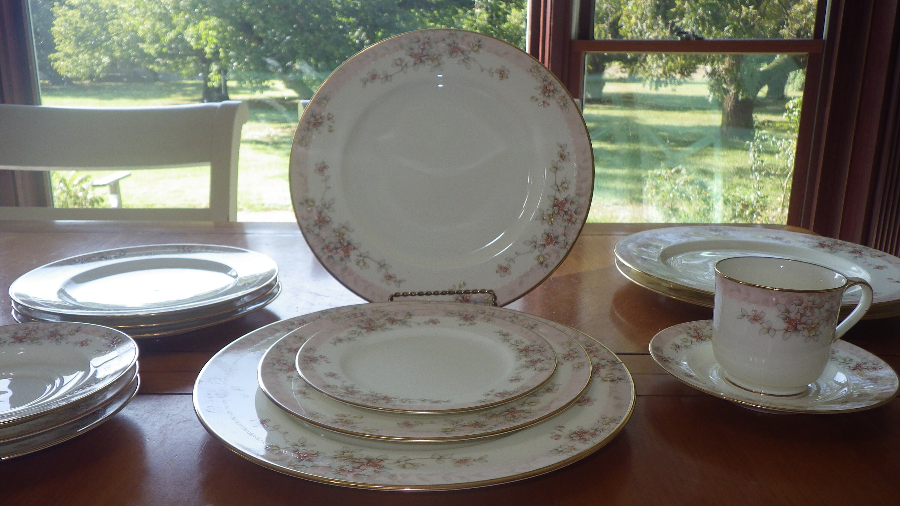 Noritake Bone China Dinnerware Set Parkhill Service for 4 EC Etsy