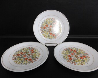 Corelle Indian Summer Dinner Plates - Set of 5 Floral Plates