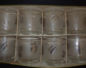 Libbey Chivalry Clear Juice Glasses Set Of 4 3 3/4" Flat bottom glasses 6oz