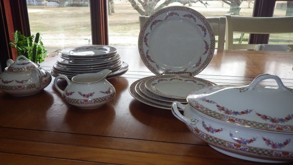 1930's Vintage Vajilla Set por ELPCO East Liverpool - Etsy México 1930's Vintage Vajilla Set por ELPCO East Liverpool - Etsy México