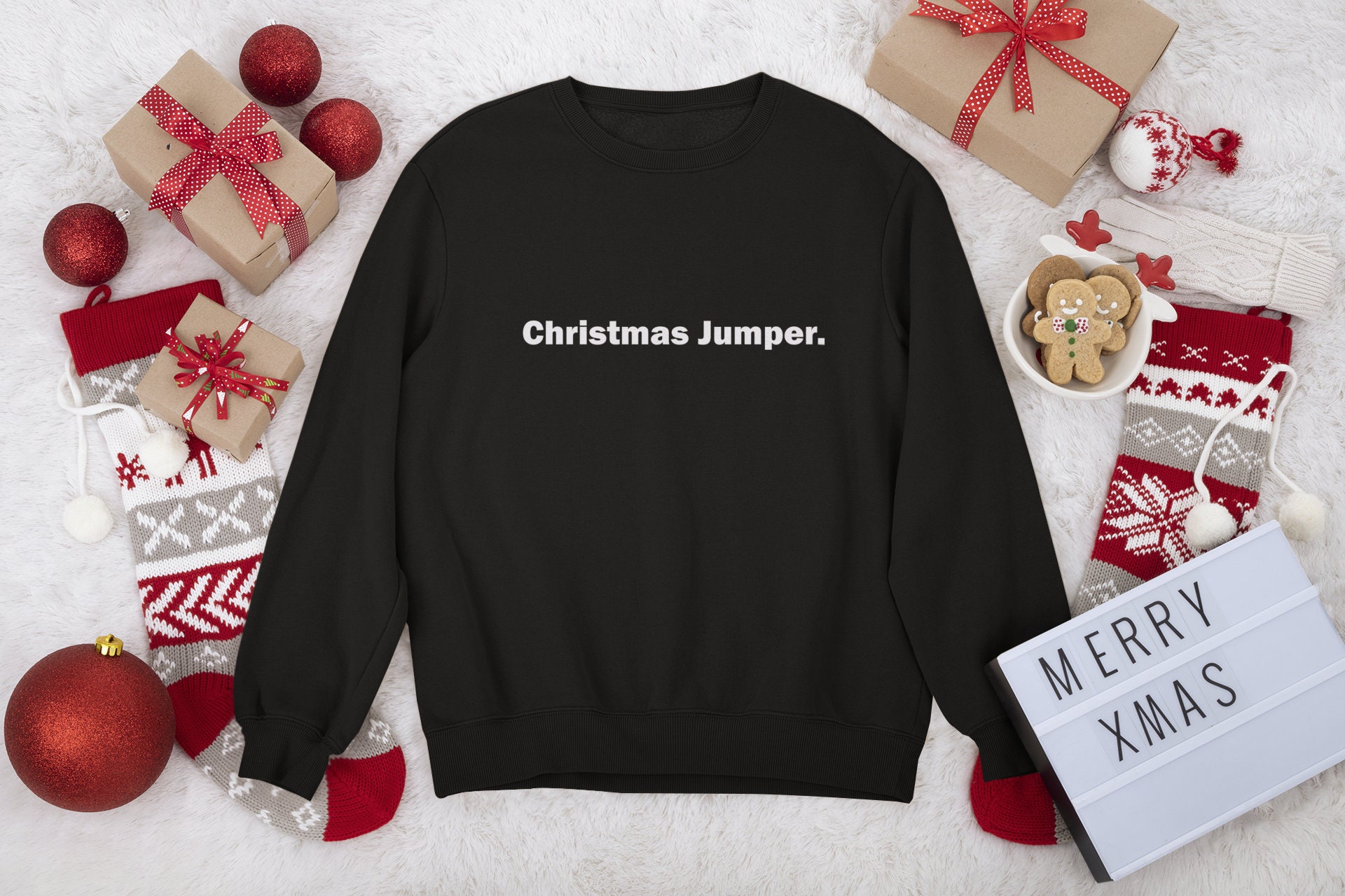 Minimalist clearance christmas jumper