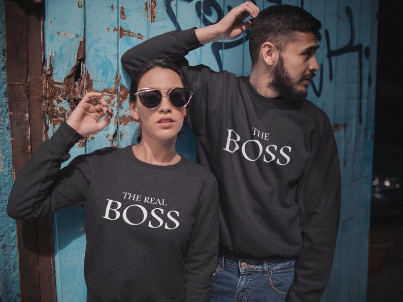 Couple Matching Sweatshirts Girlfriend Boyfriend Outfits ...