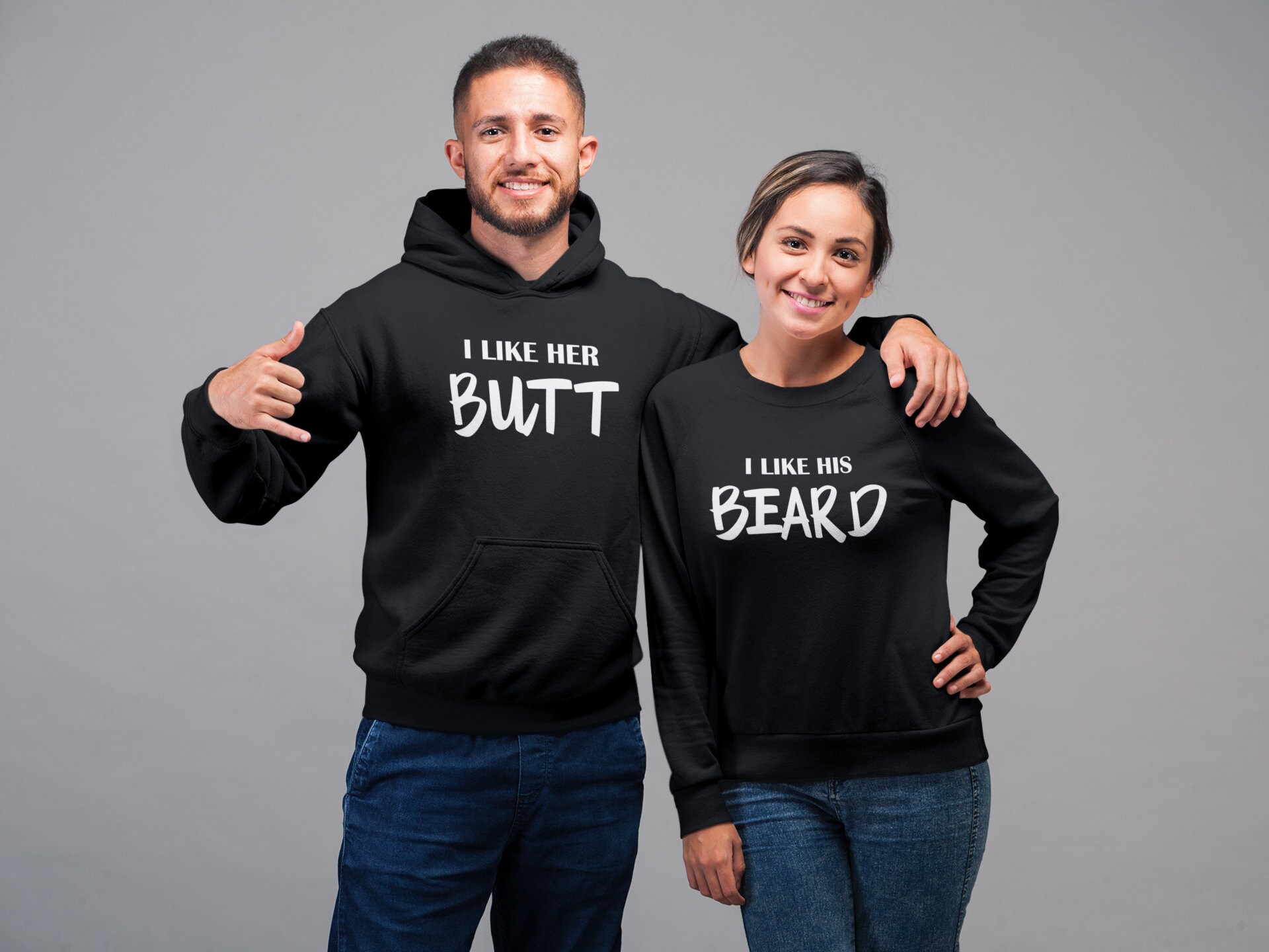 I like his beard hoodie hot sale