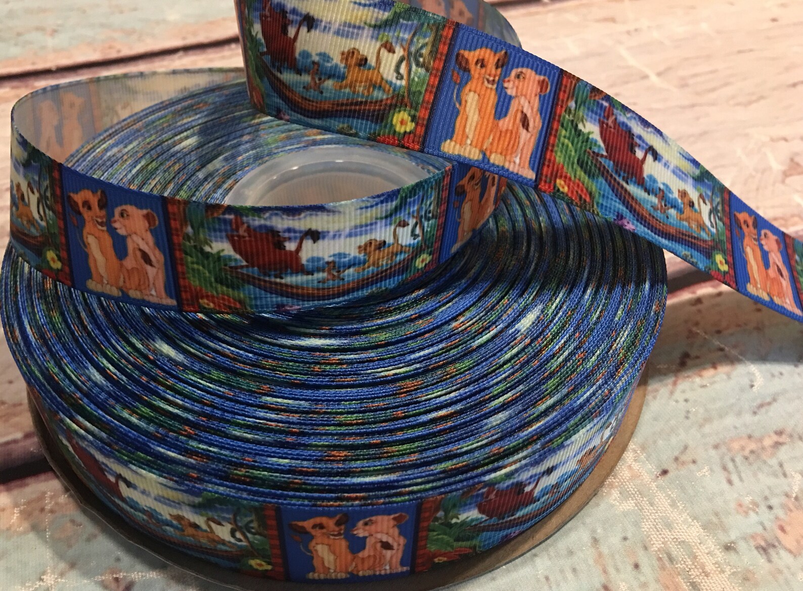 1 Inch Lion King Ribbons Lion King Ribbons Lions Ribbons Etsy