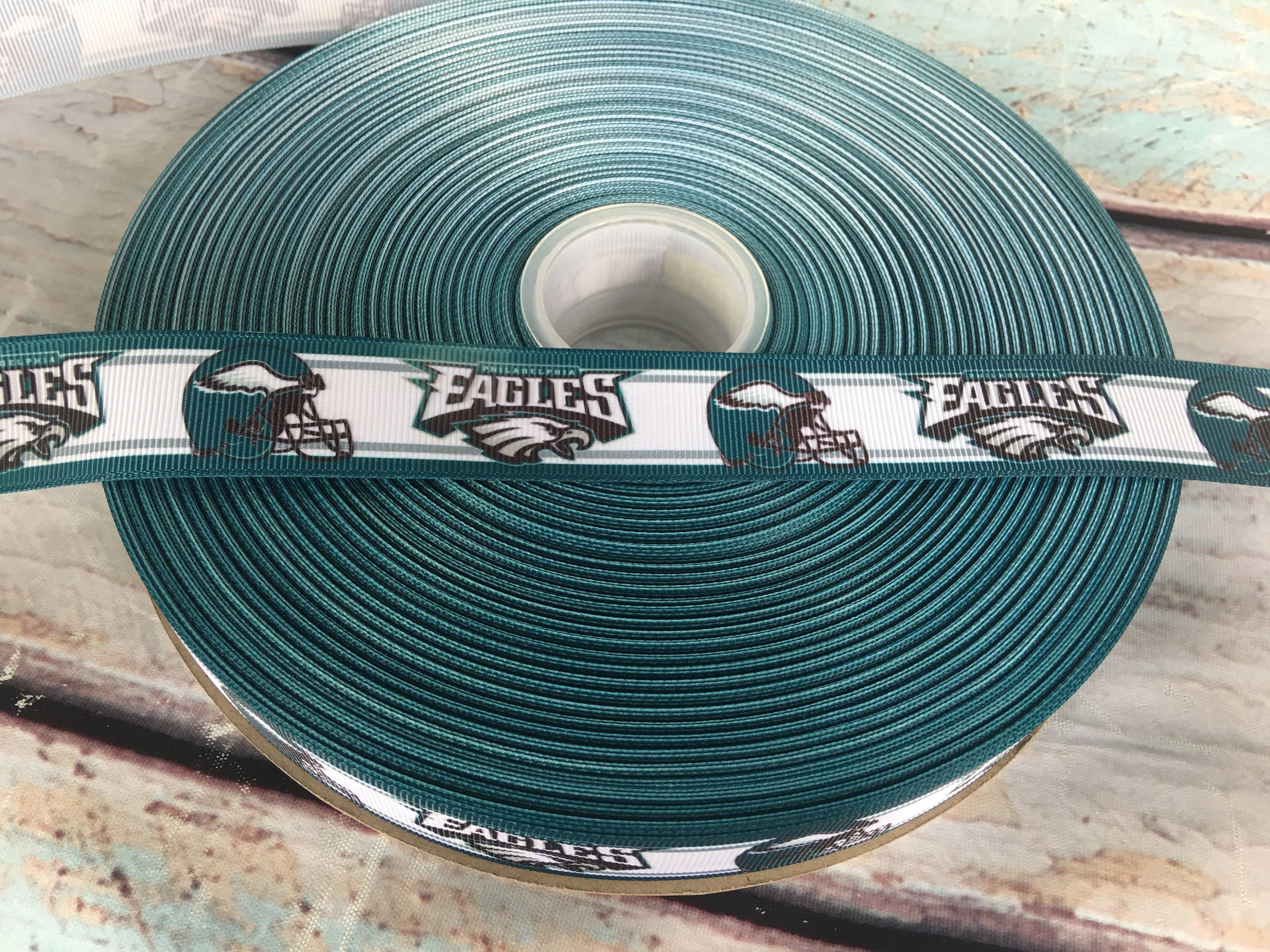 nfl ribbons eagles ribbons sports ribbons. 1.5 inches Etsy