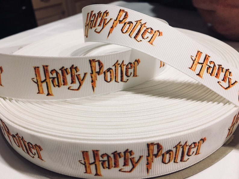 3 yards 1 inch harry potter ribbons harry potter grosgrain | Etsy