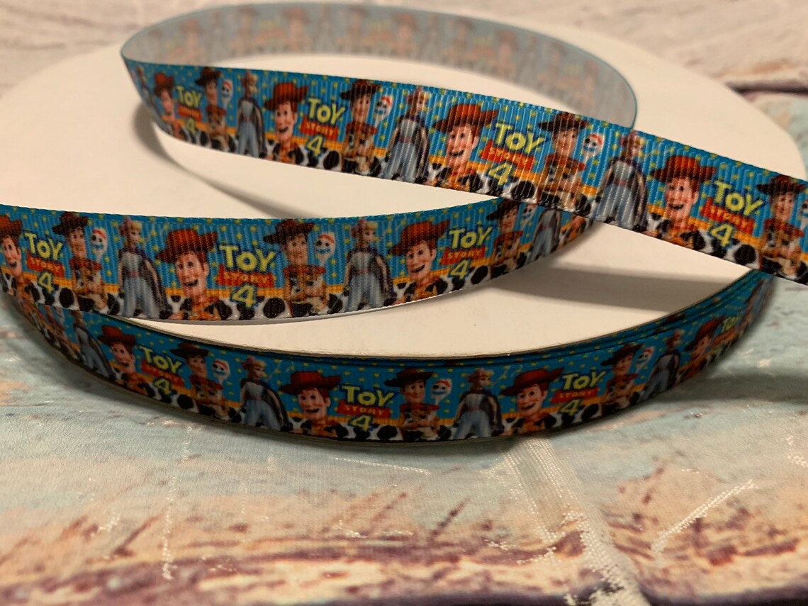 3 yards The toy story ribbons toy story grosgrain ribbons Etsy