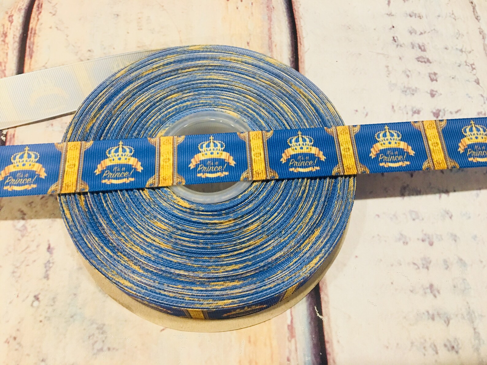 Baby Shower Ribbons Its a Boy Ribbons Baby Shower Grosgrain Etsy