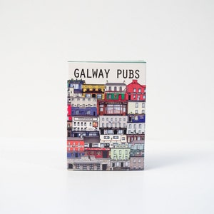 Galway Pub Spielkarten - Galway Geschenke - Galway Pubs - Irische Geschenkidee - Pub Illustration