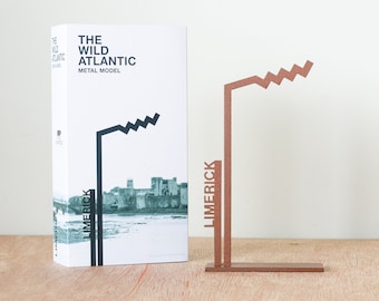 Limerick Wild Atlantic Metal Model, Wild Atlantic Way, Irish Gift, Souvenir, Limerick County, Original Metal Model, Ireland Gift