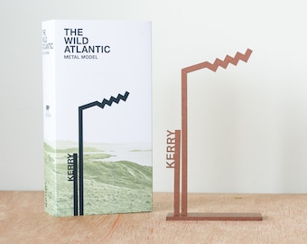 Wild Atlantic Metal Model, Kerry, Wild Atlantic Way Gift, Wild Atlantic Way Souvenir, Irish Gift, ORIGINAL Wild Atlantic Metal Models