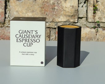 Giant's Causeway Espresso Cup, Northern Ireland Gifts, Irish Gifts, Giants Causeway, Coffee cup, Unique Gift, Quirky Gift