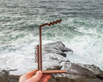 ORIGINAL Wild Atlantic Metal Model - Donegal, Wild Atlantic Way, Irish Gift, Donegal Gift, Souvenir, Metal, High Quality