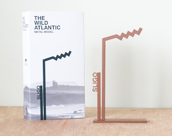 ORIGINAL Sligo - Wild Atlantic Metal Model, Wild Atlantic Way Gift, Irish Gift, Sligo Gift, Metal, High Quality Souvenir