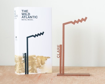 Clare Wild Atlantic Metal Model, Wild Atlantic Way Gift, Wild Atlantic Way Souvenir, Irish Gift, ORIGINAL Wild Atlantic Metal Models,