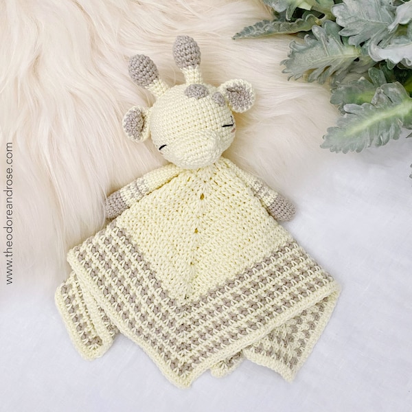Giraffe Lovey - Etsy