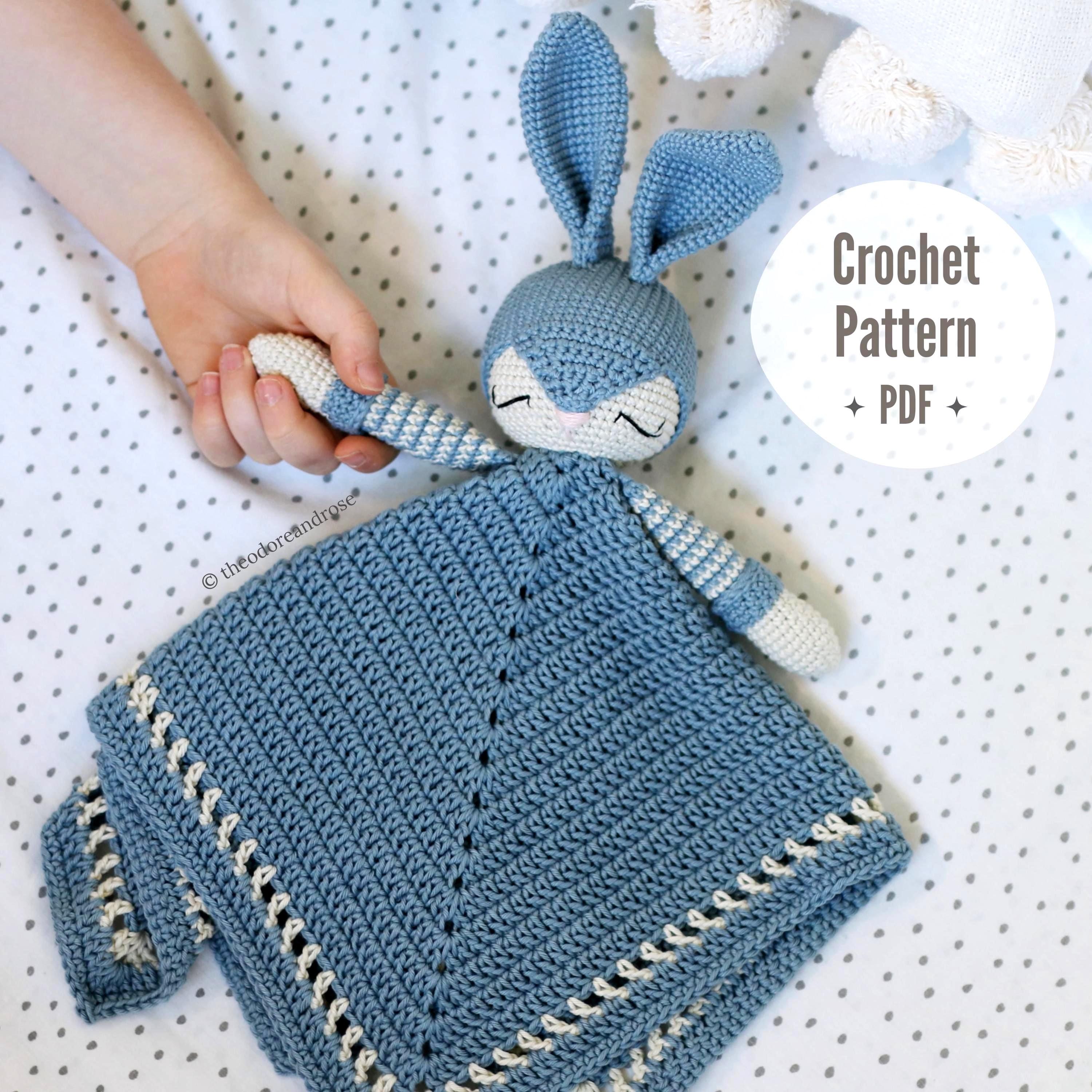 40 Bunny Lovey Crochet Patterns for Sweet Baby Gifts and Nursery Keepsakes 9 Briggs The Sleepy Bunny Lovey