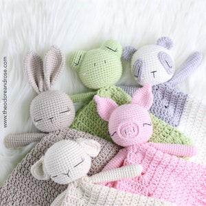 Crochet Bundle Sleepy Baby Lovey | Security Blanket | PDF - PATTERN ONLY in English