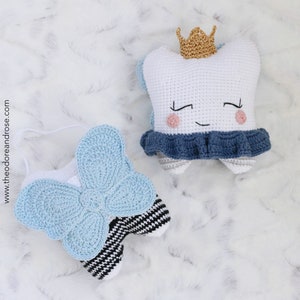 Tooth Fairy Pillow Bundle | Fairy Princess and Little Gentleman | Crochet Pattern PDF | PATTERN ONLY in English