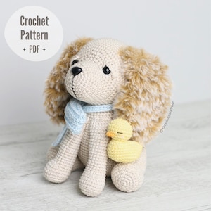 Sandy The Cocker Spaniel Puppy – Amigurumi Crochet Pattern (PDF Download) – ENGLISH ONLY