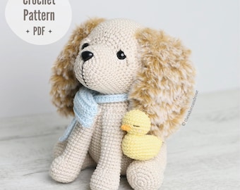 Szczeniak Sandy, cocker spaniela – wzór szydełkowy amigurumi (do pobrania w formacie PDF) – TYLKO W JĘZYKU ANGIELSKIM