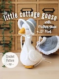 Little Cottage Goose with Bonnet and Cape Crochet Pattern Bundle | Mother Goose Amigurumi PDF | ENGLISH ONLY product logo