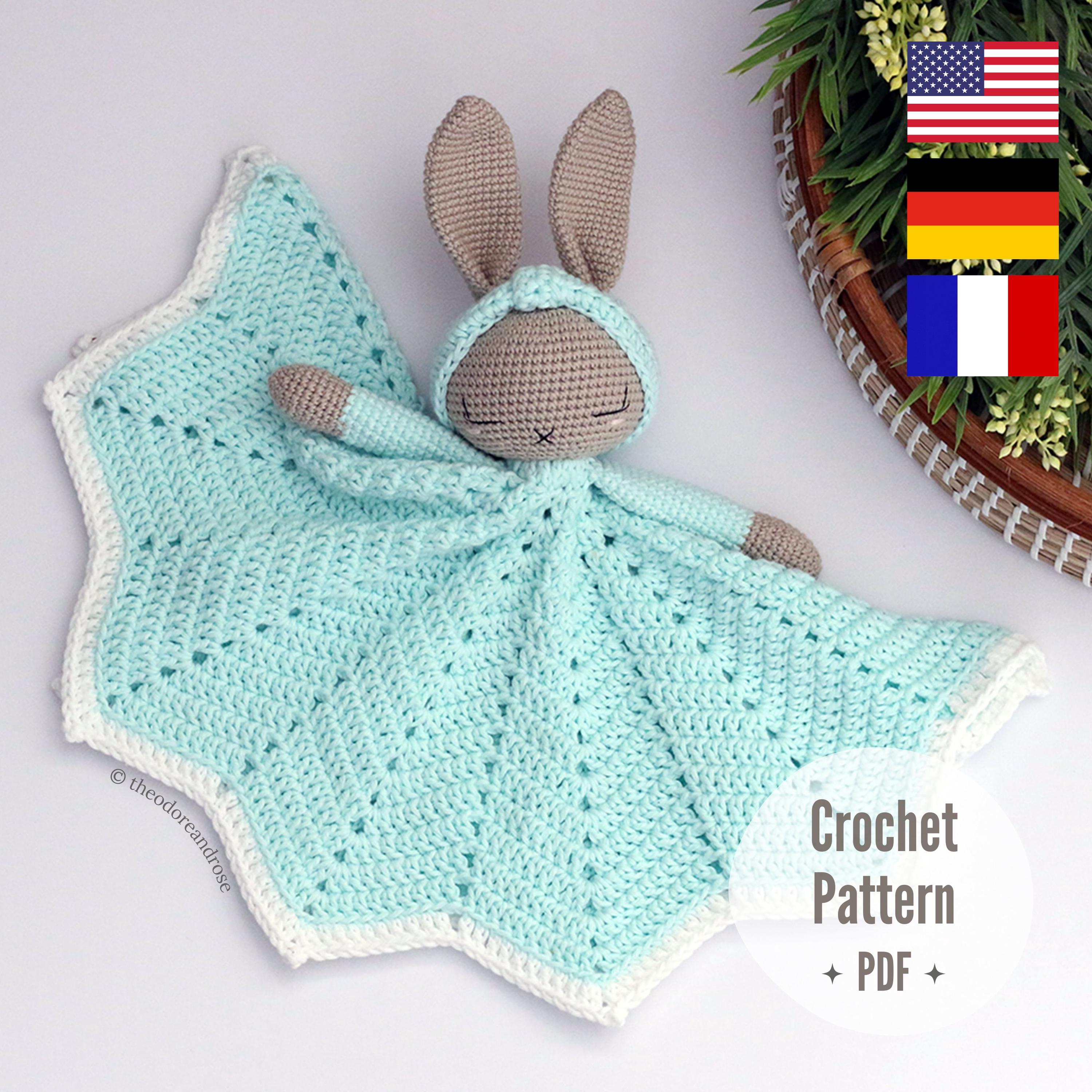40 Bunny Lovey Crochet Patterns for Sweet Baby Gifts and Nursery Keepsakes 10 Hattie The Bonnie Bunny Lovey