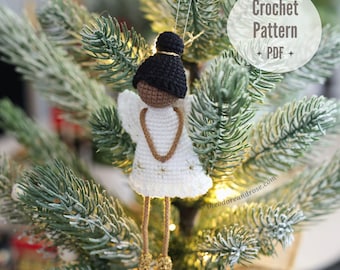 Christmas Angel Ornament - Amigurumi Crochet Pattern (PDF Download) – ENGLISH ONLY