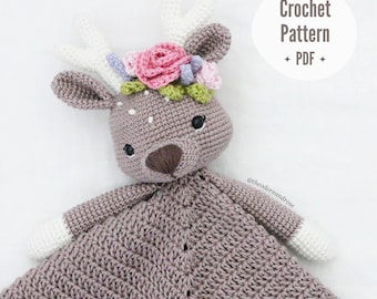 Finley The Little Fawn Lovey - Amigurumi Crochet Pattern (PDF Download) – ENGLISH ONLY
