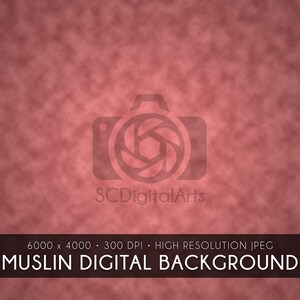 Rose Pink • Muslin-inspired Digital Background