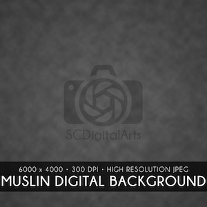Concrete Black • Muslin-inspired Digital Background
