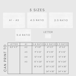 2024 | 2025 | 2026 | 2027 | 2028 Year Planner Printable | Yearly Planning Calendar | Calendar Poster |Digital Calendar | Calendar | Planner image 5